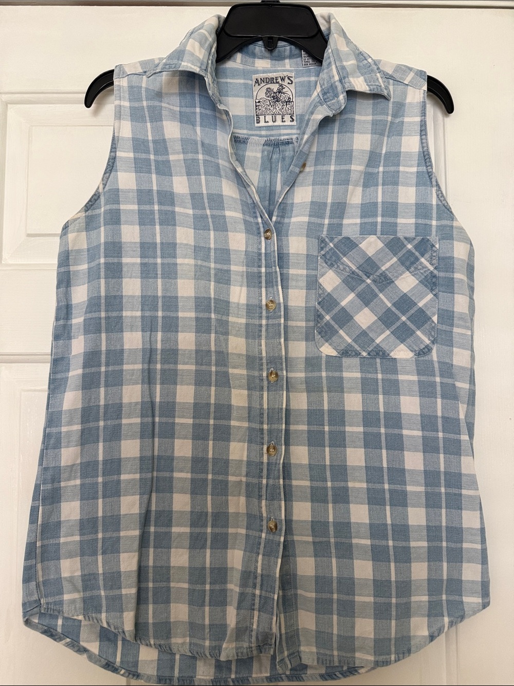 Andrew’s Blues vintage plaid tank